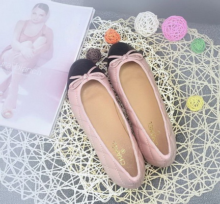 CHANEL Shallow mouth flat shoes Women--122